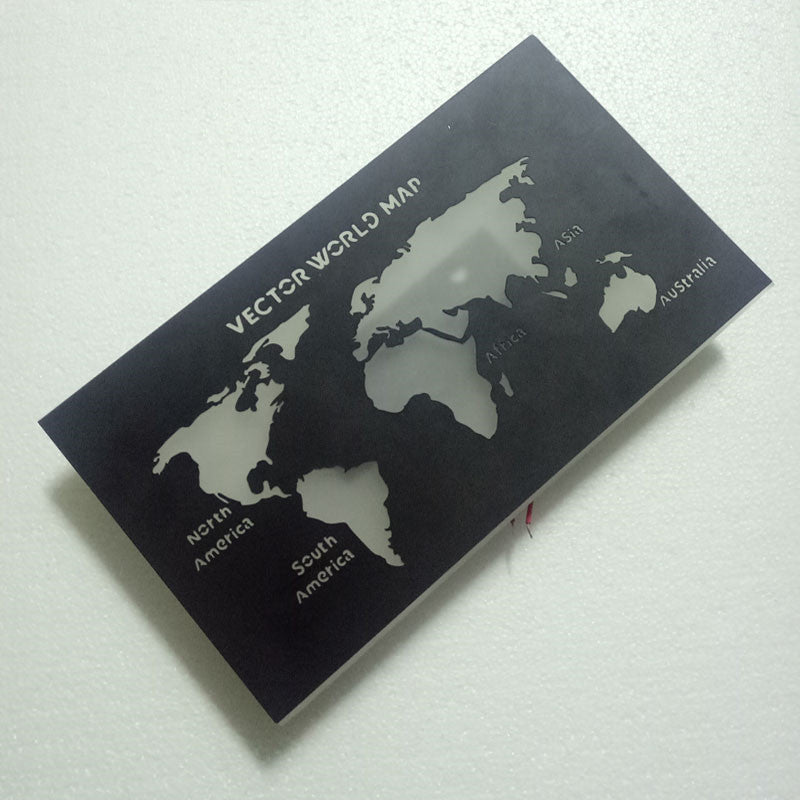 Lumière de carte du monde