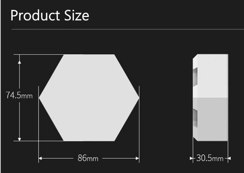 Geometrisches Stimmungslicht